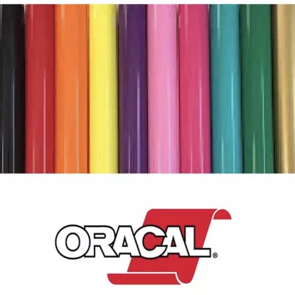 12 Pack 12"x 36" Oracal 651 BundIe Cricut Crafting Scrapbooking Vinyl Glossy - Picture 1 of 16